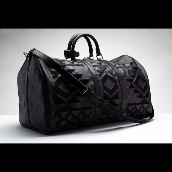 Louis Vuitton keepall 55 monogram eclipse - Picture 3 of 5